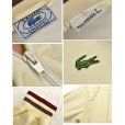 画像2: 80's ビンテージ【IZOD LACOSTE】【ラコステ】【ジップアップブルゾン】オフホワイト×エンジ茶リブ【サイズＬ】<br> (2)