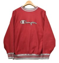 90’s【USA製】ビンテージ【チャンピオン】【Champion】【リバースウィーブ】【赤】【ロゴスウェット】【リンガースウェット】【サイズＬ】 