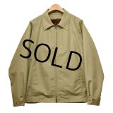 ~80’s【ビンテージ】【LONDON FOG】【ロンドンフォグ】【ベージュ】【ジップアップブルゾン】【ライナー付きブルゾン】【US42】 