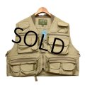 【ビンテージ】【ORVIS】【オービス】【フィッシングベスト】【ハンティングベスト】ベージュ【サイズＬ】 