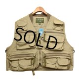 【ビンテージ】【ORVIS】【オービス】【フィッシングベスト】【ハンティングベスト】ベージュ【サイズＬ】 