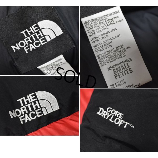 画像2: 【ビンテージ】【90’ｓ〜】【The north face】【ザ ノースフェイス】【赤ｘ黒】【ゴアドライロフトジャケット】【ダウンジャケット】【サイズＳ】 