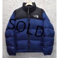 ノースフェイス【THE NORTH FACE】【ヌプシダウンジャケット】【ヌプシ700】【黒×紺】【サイズM】 