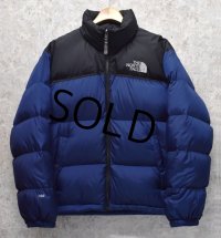 ノースフェイス【THE NORTH FACE】【ヌプシダウンジャケット】【ヌプシ700】【黒×紺】【サイズM】 