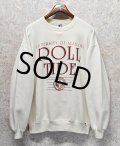 90's【ビンテージ】【RUSSELL】【ラッセル】【クリーム】【前Vスウェット】ロールタイド【ROLL TIDE】【サイズXL】 