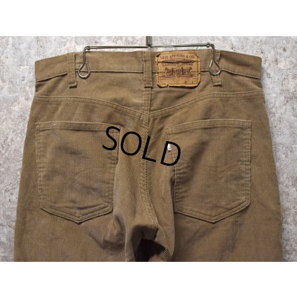 画像5: 80's~【USA製】【ビンテージ】LEVI'S【リーバイス】【505】【コーデュロイパンツ】【タロン42ジップ】【ライトブラウン】【33×32】 