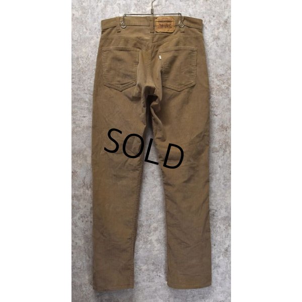 画像4: 80's~【USA製】【ビンテージ】LEVI'S【リーバイス】【505】【コーデュロイパンツ】【タロン42ジップ】【ライトブラウン】【33×32】 