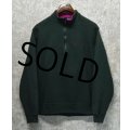 90's【USA製】ビンテージ【チャンピオン】【Champion】【ハーフジップ】【襟付きスウェット】【緑×紫】【サイズXL】 
