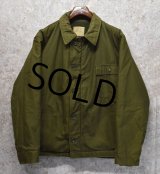 70's【米軍実物】【ビンテージ】U.S.NAVY【A-2】【デッキジャケット】【サイズＸＬ】 
