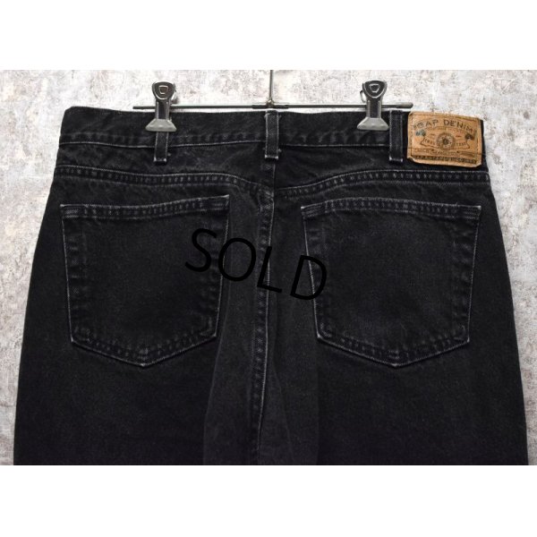 画像5: 【ビンテージ】【オールドギャップ】【GAP DENIM】【イージーフィット】【ブラックデニム】【36ｘ32】 