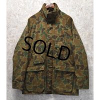 ~80's【USA製】【ビンテージ】【ウールリッチ】【Woolrich】ダックハンター【カモフラ】【ハンティングジャケット】【サイズＭ程度】 