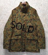 ~80's【USA製】【ビンテージ】【ウールリッチ】【Woolrich】ダックハンター【カモフラ】【ハンティングジャケット】【サイズＭ程度】 