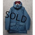 70's~【ビンテージ】【ウールリッチ】【Woolrich】【青×エンジ】【中綿ダウンジャケット】中綿入りマウンテンパーカー【マウンテンパーカー】【サイズＸＬ】 