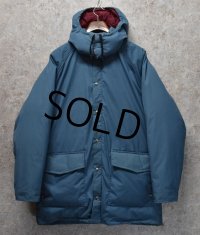 70's~【ビンテージ】【ウールリッチ】【Woolrich】【青×エンジ】【中綿ダウンジャケット】中綿入りマウンテンパーカー【マウンテンパーカー】【サイズＸＬ】 