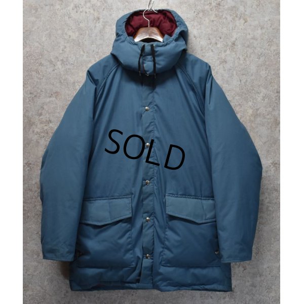 画像1: 70's~【ビンテージ】【ウールリッチ】【Woolrich】【青×エンジ】【中綿ダウンジャケット】中綿入りマウンテンパーカー【マウンテンパーカー】【サイズＸＬ】 