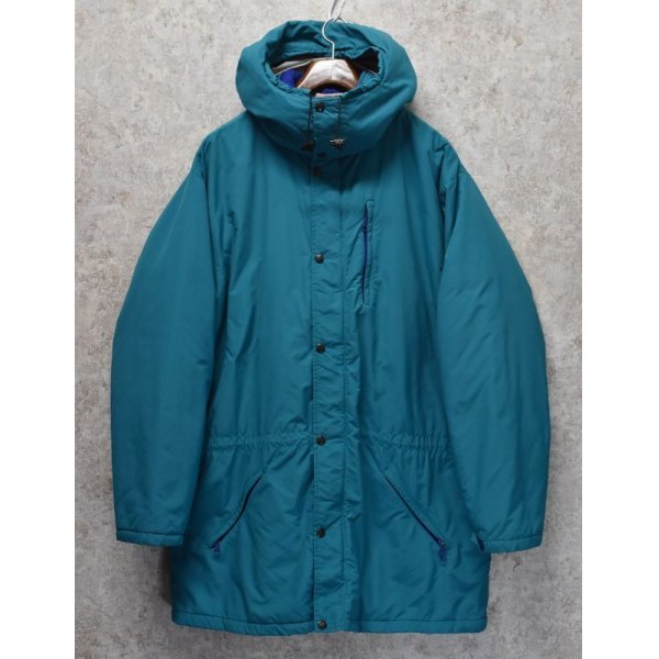 画像1: 80's【USA製】【ビンテージ】【ＬＬビーン】【L.L.bean】【ターコイズ】ペノブスコットパーカー【PENOBSCOT PARKA】【マウンテンパーカー】【中綿入りジャケット】【サイズＸＬ】 