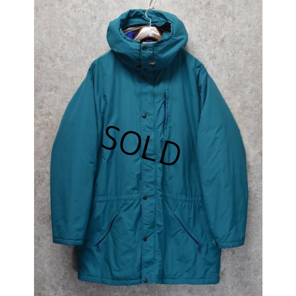 画像1: 80's【USA製】【ビンテージ】【ＬＬビーン】【L.L.bean】【ターコイズ】ペノブスコットパーカー【PENOBSCOT PARKA】【マウンテンパーカー】【中綿入りジャケット】【サイズＸＬ】 
