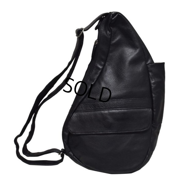 画像3: 【ビンテージ】【Healthy Back Bag】アメリバッグ【ヘルシーバックバッグ】黒【オールレザー】【ボディバッグ】 