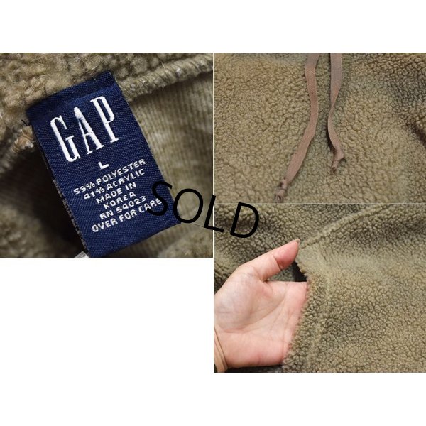 画像2: 【デッドストック】【オールドギャップ】【GAP】【フリースプルオーバー】【ベージュ】【レディース】【サイズL】 