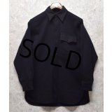 40's 【ビンテージ】米軍実物 U.S.NAVY 片ポケット【CPOシャツ】【サイズS〜M程度】 