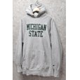 画像3: 90's【USA製】【ビンテージ】【チャンピオン】【Champion】【リバースウィーブパーカー】【MICHIGAN STATE】ミシガン州【サイズXXL】<br> (3)