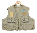 60's【ビンテージ】【Abercrombie&Fitch】【safari】【アバクロンビー＆フィッチ】 サファリベスト【ハンティングベスト】フィッシングベスト【サイズ46】 