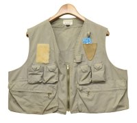 60's【ビンテージ】【Abercrombie&Fitch】【safari】【アバクロンビー＆フィッチ】 サファリベスト【ハンティングベスト】フィッシングベスト【サイズ46】 