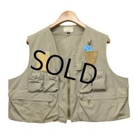 60's【ビンテージ】【Abercrombie&Fitch】【safari】【アバクロンビー＆フィッチ】 サファリベスト【ハンティングベスト】フィッシングベスト【サイズ46】 