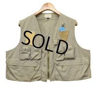 60's【ビンテージ】【Abercrombie&Fitch】【safari】【アバクロンビー＆フィッチ】 サファリベスト【ハンティングベスト】フィッシングベスト【サイズ46】 