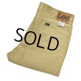 【USA製】【デッドストック】【Lee】【リー】【ブーツカット】【ライトブラウン】【コーデュロイパンツ】【36ｘ30】 