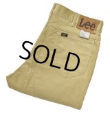 【USA製】【デッドストック】【Lee】【リー】【ブーツカット】【ライトブラウン】【コーデュロイパンツ】【36ｘ30】 