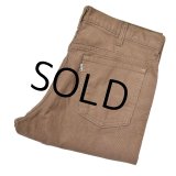 80's【USA製】【ビンテージ】LEVI'S【リーバイス】【519】【タロン42】【ライトブラウン】【コーデュロイパンツ】【36×33】 