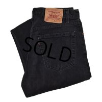 【USA製】【ビンテージ】【LEVI'S】【リーバイス５０５】505【黒】【デニムパンツ】ブラックデニム【33ｘ32】 