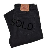 【USA製】【ビンテージ】【LEVI'S】【リーバイス５０５】505【黒】【デニムパンツ】ブラックデニム【33ｘ32】 