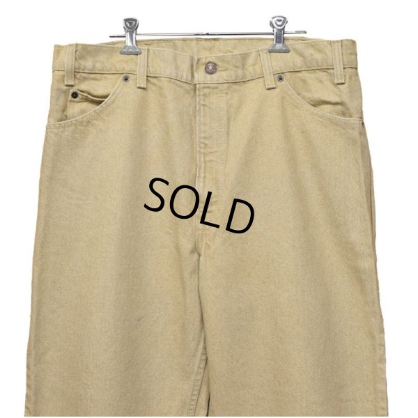 画像6: USA製【ビンテージ】【LEVI'S】【リーバイス】【550】【ベージュ】リラックスフィット テーパードレッグ【デニムパンツ】【36x34】