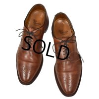 【USA製】【アレンエドモンズ】【Allen Edmonds】weybridge【ブラウン】【プレーントゥ】【メダリオン】【内羽】【9D】【27cm程度】 