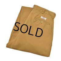 【POLO RALPH LAUREN】【ラルフローレン】【キャメル】ANDREW PANT【２タック】【コットンパンツ】【34×32】 