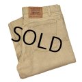 USA製【ビンテージ】【LEVI'S】【リーバイス】【550】【ベージュ】リラックスフィット テーパードレッグ【デニムパンツ】【36x34】 