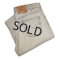 USA製【ビンテージ】【LEVI'S】【リーバイス】【５５０】【550】【ベージュグレー】【デニムパンツ】【34x34】 