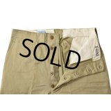 【50's】【デッドストック】【ビンテージ】U.S.ARMY【米軍実物】【45カーキ】【チノパンツ】【チノパン】【34×35】 