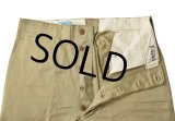 【50's】【デッドストック】【ビンテージ】U.S.ARMY【米軍実物】【45カーキ】【チノパンツ】【チノパン】【34×35】 
