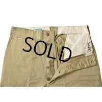 【50's】【デッドストック】【ビンテージ】U.S.ARMY【米軍実物】【45カーキ】【チノパンツ】【チノパン】【34×35】 