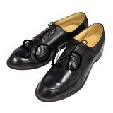 70's〜【ビンテージ】【黒】【Uチップ】【モカシン】【レザーシューズ】【29cm程度】 