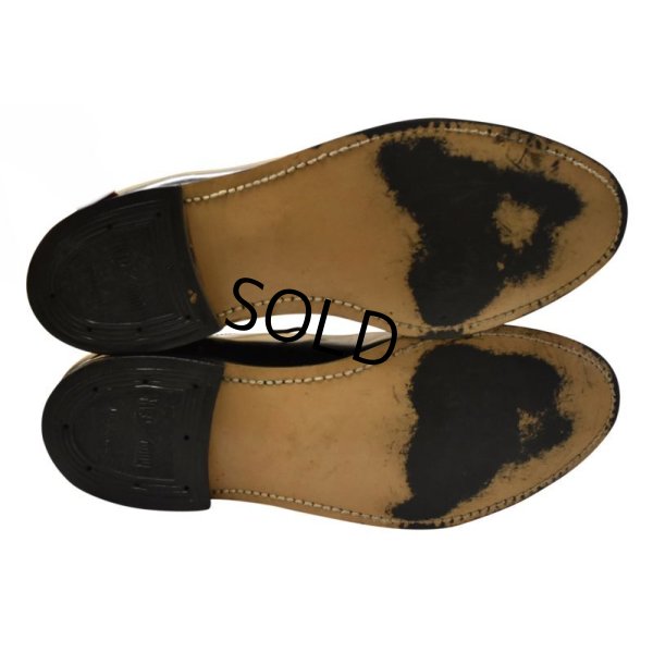 画像7: 70's〜【ビンテージ】【黒】【Uチップ】【モカシン】【レザーシューズ】【29cm程度】