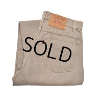 【USA製】【ビンテージ】【LEVI'S】【リーバイス550】【550】【ベージュグレー】【デニムパンツ】【34x32】 