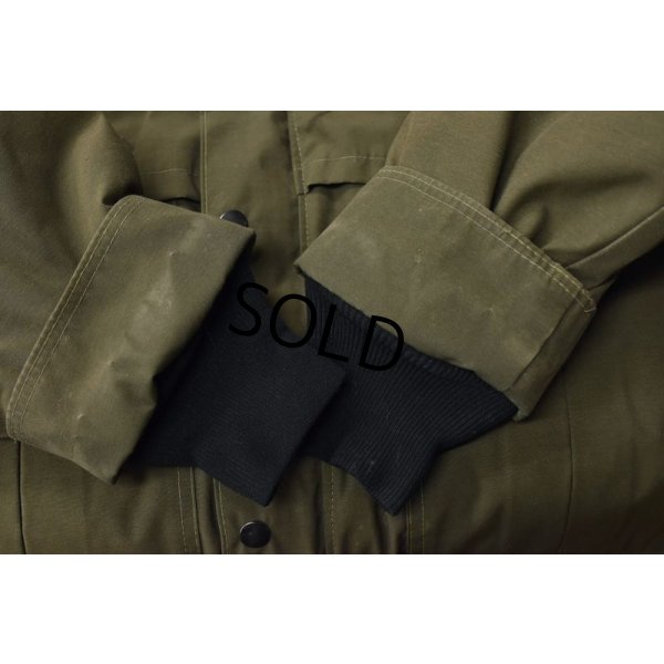 画像6: 80's【ビンテージ】【USA製】【ACT】オリーブ【襟ボア】【中綿ジャケット】【４２】 