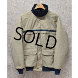 80's~【USA製】【ビンテージ】【ウールリッチ】woolrich【紺×クリーム】【中綿入りジャケット】ブルゾン【サイズM】 