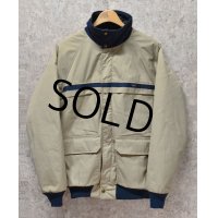 80's~【USA製】【ビンテージ】【ウールリッチ】woolrich【紺×クリーム】【中綿入りジャケット】ブルゾン【サイズM】 
