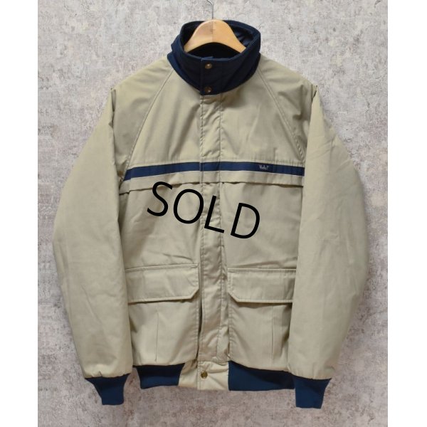 画像1: 80's~【USA製】【ビンテージ】【ウールリッチ】woolrich【紺×クリーム】【中綿入りジャケット】ブルゾン【サイズM】 