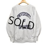 90’s【USA製】ビンテージ【チャンピオン】【リバースウィーブ】【グレー】university of new hampshire【カレッジスウェット】【サイズXL】 